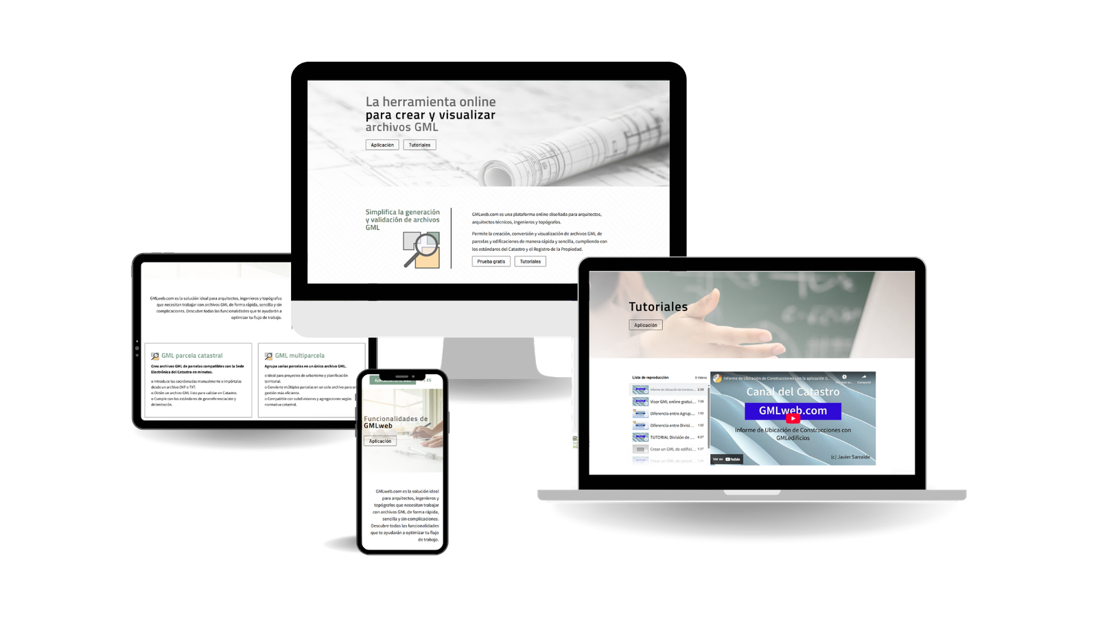 Diseño de página web para empresa de software de arquitectura